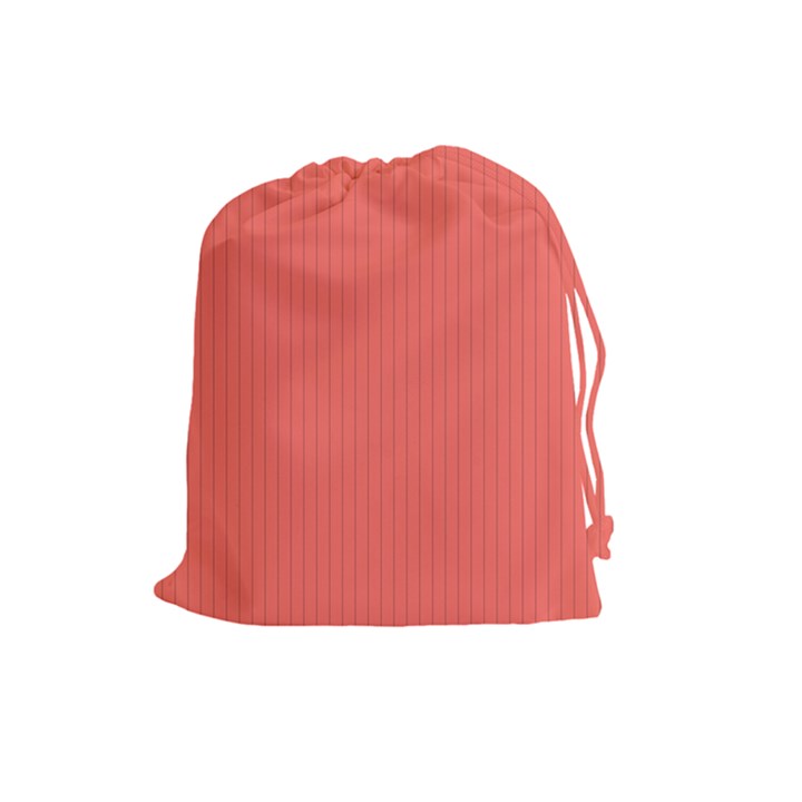 Living Coral - Drawstring Pouch (Large)