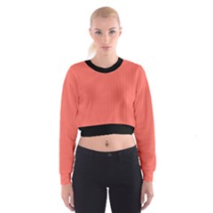 Living Coral - Cropped Sweatshirt