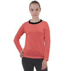 Living Coral - Women s Long Sleeve Raglan Tee