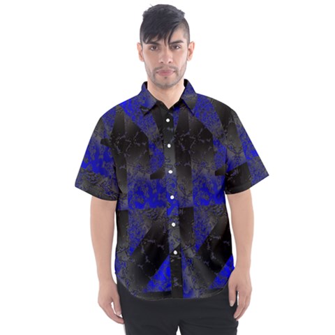 Broken Pavement  Men s Short Sleeve Shirt by MRNStudios