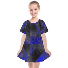 Broken Pavement  Kids  Smock Dress by MRNStudios