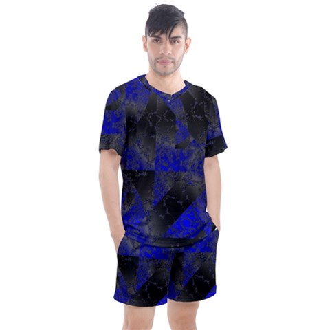 Broken Pavement  Men s Mesh Tee And Shorts Set by MRNStudios