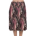 Dex Velvet Flared Midi Skirt View1