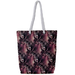 Dex Full Print Rope Handle Tote (small) by MRNStudios