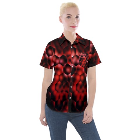 Buzzed Women s Short Sleeve Pocket Shirt by MRNStudios