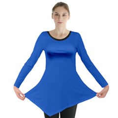 Absolute Zero Blue - Long Sleeve Tunic  by FashionLane