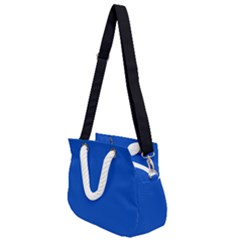 Absolute Zero Blue - Rope Handles Shoulder Strap Bag by FashionLane