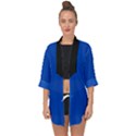 Absolute Zero Blue - Open Front Chiffon Kimono View1