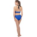 Absolute Zero Blue - Halter Side Cut Swimsuit View2