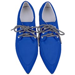 Absolute Zero Blue - Pointed Oxford Shoes by FashionLane