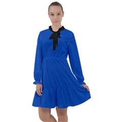 Absolute Zero Blue - All Frills Chiffon Dress by FashionLane