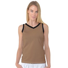 Bone Brown - Women s Basketball Tank Top by FashionLane