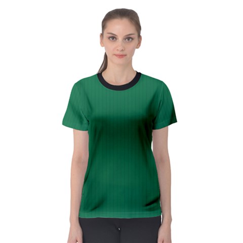 Cadmium Green - Women s Sport Mesh Tee by FashionLane