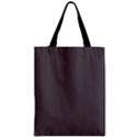 Carbon Grey - Zipper Classic Tote Bag View1