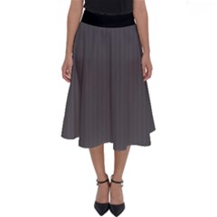 Carbon Grey - Perfect Length Midi Skirt by FashionLane