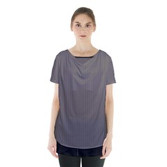 Carbon Grey - Skirt Hem Sports Top by FashionLane