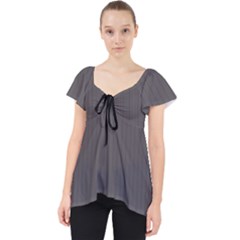 Carbon Grey - Lace Front Dolly Top by FashionLane