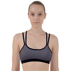 Carbon Grey - Line Them Up Sports Bra by FashionLane