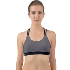 Carbon Grey - Back Web Sports Bra by FashionLane