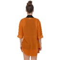 Carrot Orange - Open Front Chiffon Kimono View2