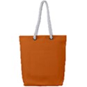 Carrot Orange - Full Print Rope Handle Tote (Small) View1