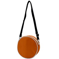 Carrot Orange - Crossbody Circle Bag