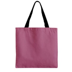 Cashmere Rose - Zipper Grocery Tote Bag by FashionLane