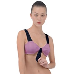 Cashmere Rose - Front Tie Bikini Top by FashionLane