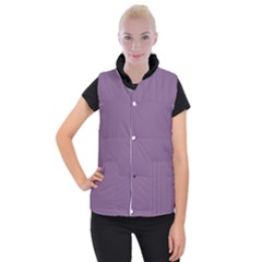 Chinese Violet - Women s Button Up Vest by FashionLane