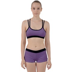 Chinese Violet - Perfect Fit Gym Set by FashionLane