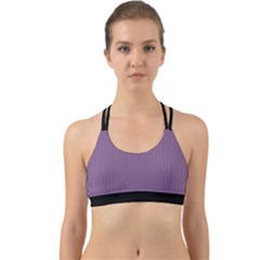 Chinese Violet - Back Web Sports Bra by FashionLane