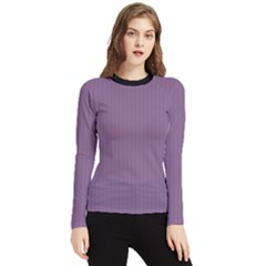 Chinese Violet - Women s Long Sleeve Rash Guard by FashionLane