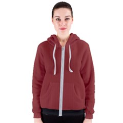 Chili Oil Red - Women s Zipper Hoodie by FashionLane