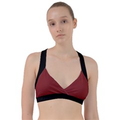 Chili Oil Red - Sweetheart Sports Bra by FashionLane