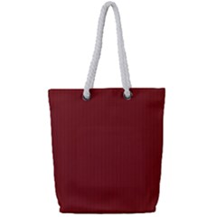 Chili Oil Red - Full Print Rope Handle Tote (small) by FashionLane