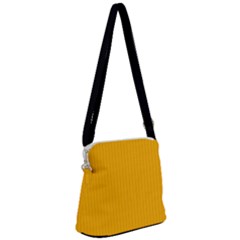 Chinese Yellow - Zipper Messenger Bag by FashionLane