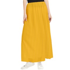 Chinese Yellow - Maxi Chiffon Skirt by FashionLane