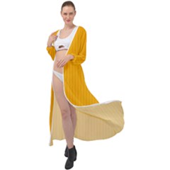 Chinese Yellow - Maxi Chiffon Beach Wrap