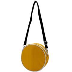 Chinese Yellow - Crossbody Circle Bag