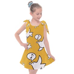 Whistling Sparrow - By Larenard Kids  Tie Up Tunic Dress by LaRenard