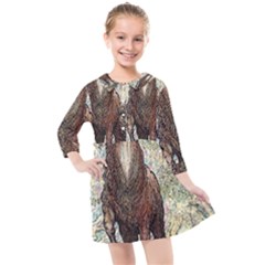 King Of The Forest - By Larenard Kids  Quarter Sleeve Shirt Dress by LaRenard