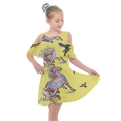 Unexpected Guests - By Larenard Kids  Shoulder Cutout Chiffon Dress by LaRenard