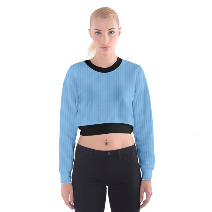 Aero Blue - Cropped Sweatshirt