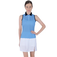 Aero Blue - Women s Sleeveless Polo Tee by FashionLane