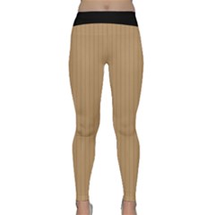 Wood Brown - Classic Yoga Leggings by FashionLane