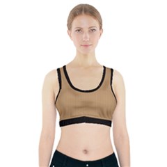 Wood Brown - Sports Bra With Pocket by FashionLane