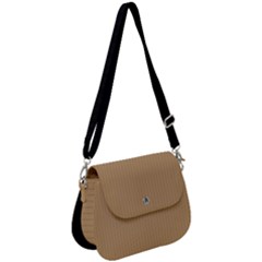 Wood Brown - Saddle Handbag by FashionLane