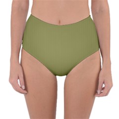 Woodbine Green - Reversible High-waist Bikini Bottoms by FashionLane