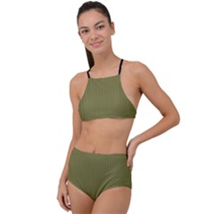 Woodbine Green - High Waist Tankini Set by FashionLane