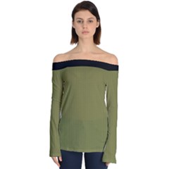 Woodbine Green - Off Shoulder Long Sleeve Top by FashionLane